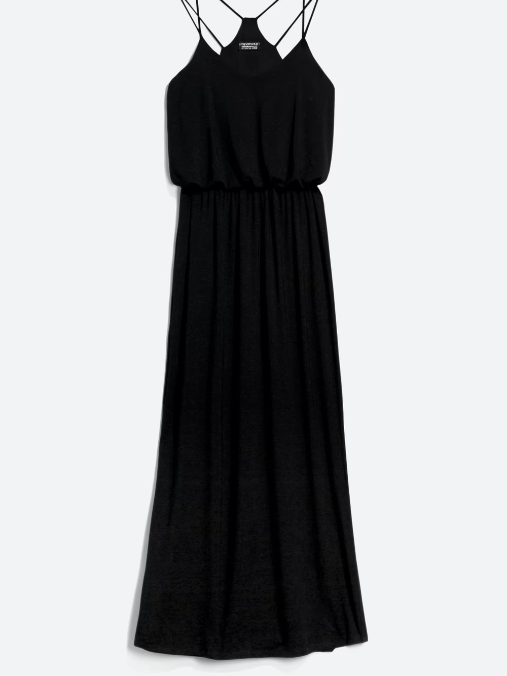 Papermoon Black Strappy Maxi Dress